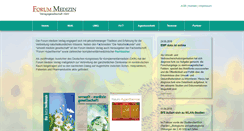 Desktop Screenshot of forum-medizin.de