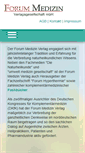 Mobile Screenshot of forum-medizin.de